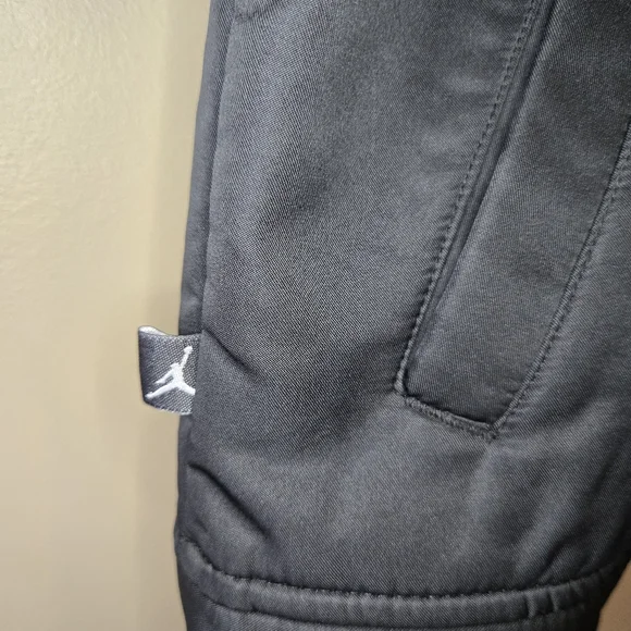 Air Jordan Big Boy Youth Fleece Lined Zip Up Jacket Black Size Large 12-13yrs - Picture 7 of 15
